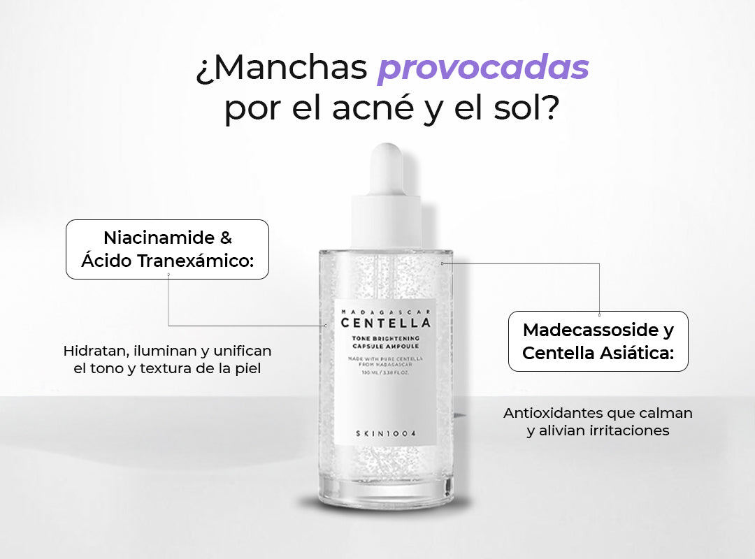 Suero Iluminador de Centella de Madagascar – Ilumina y Unifica tu Piel