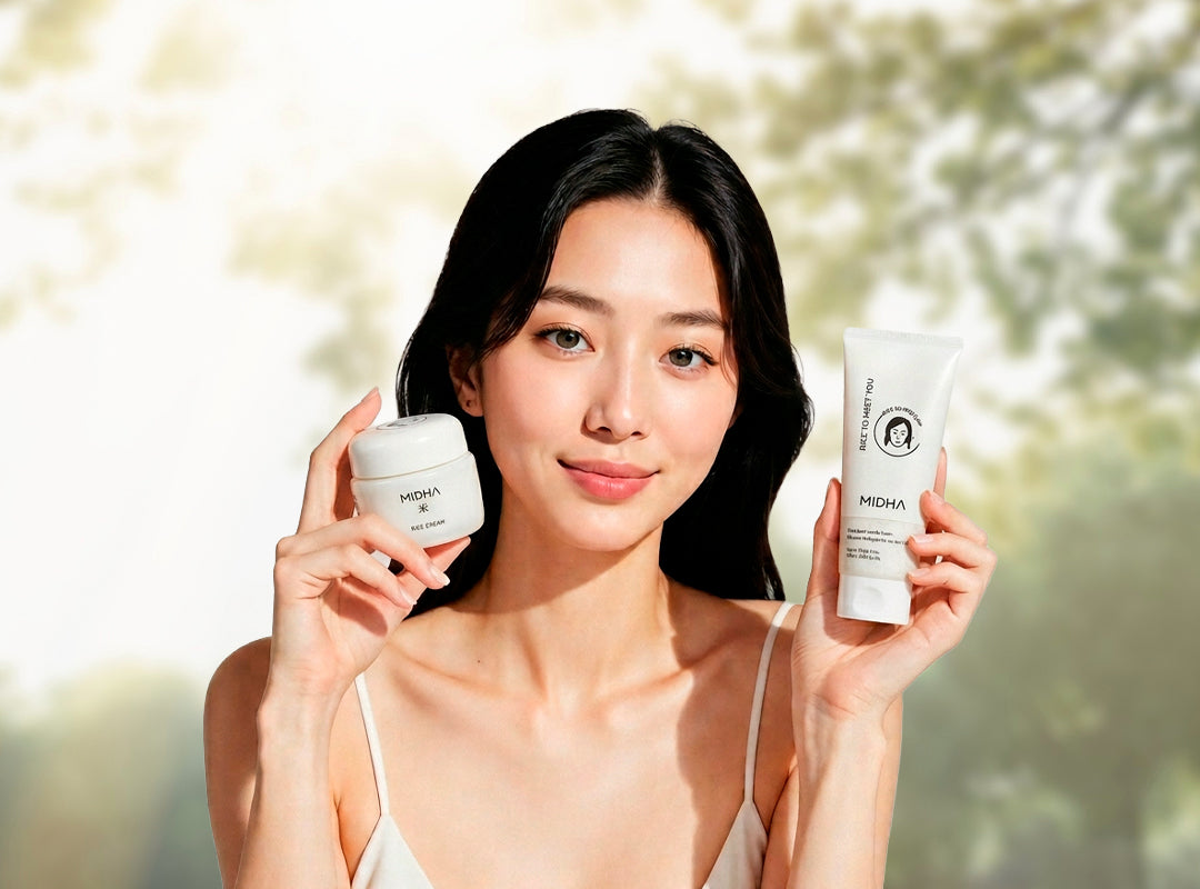 Beneficios del extracto de arroz en el skincare coreano y cómo ilumina la piel