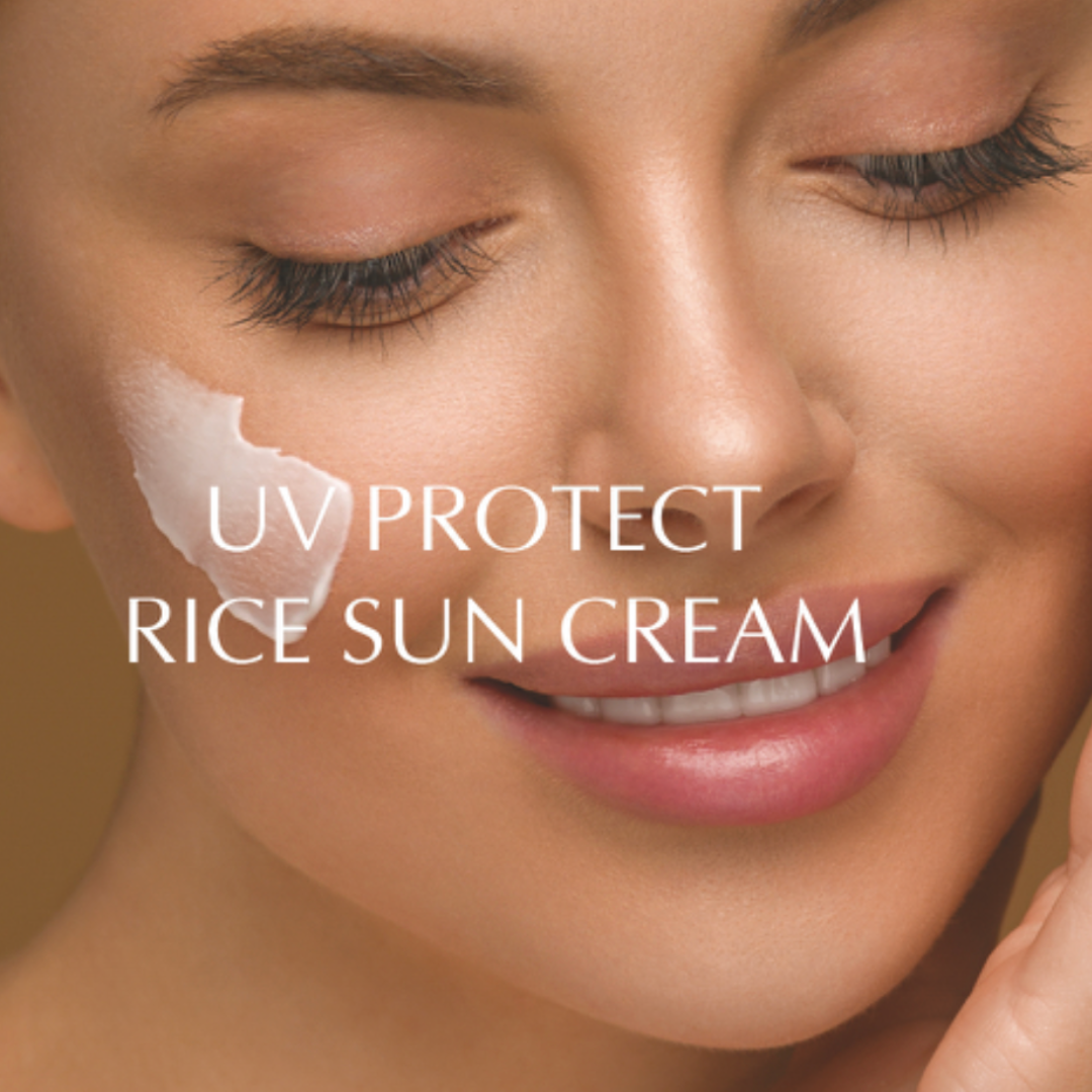 Crema protector solar con extracto de arroz de Midha