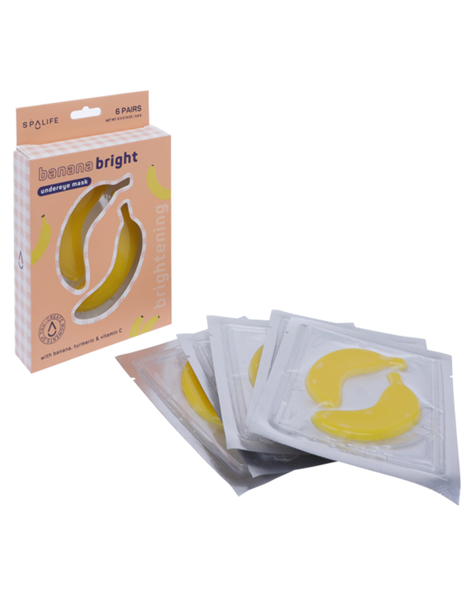 Parches para ojos de platano de Spa life 6 piezas