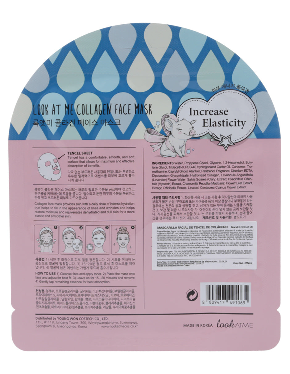 Mascarilla de colageno de Look at me