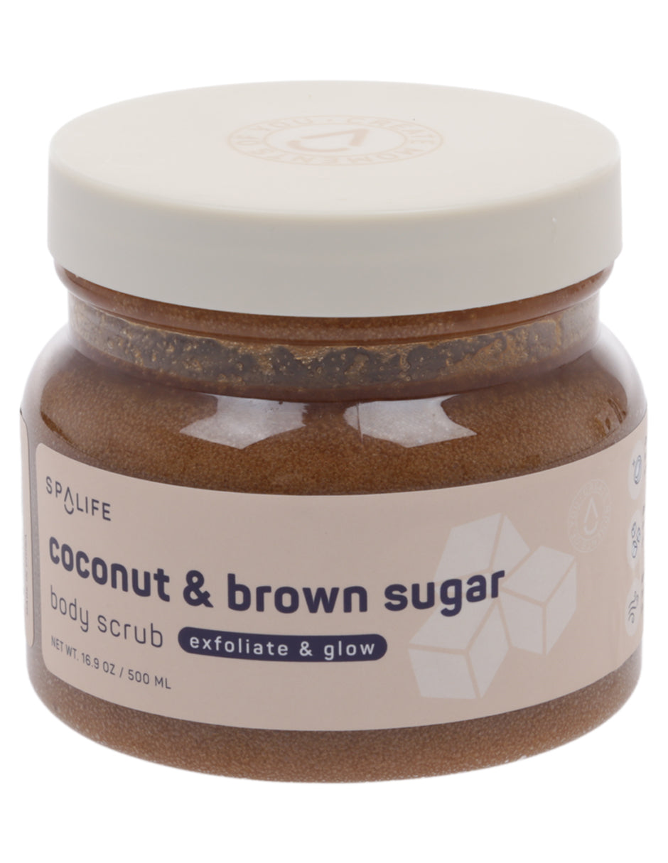 Exfoliante de coco y azúcar morena Spa Life 500ml