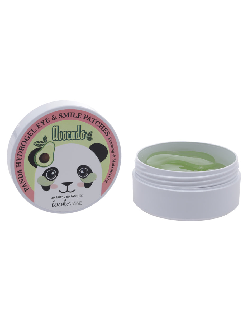 Parches para ojos de panda con aguacate de Look at me
