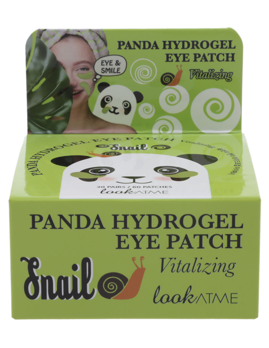 Parches para ojos de panda con caracol de Look at me