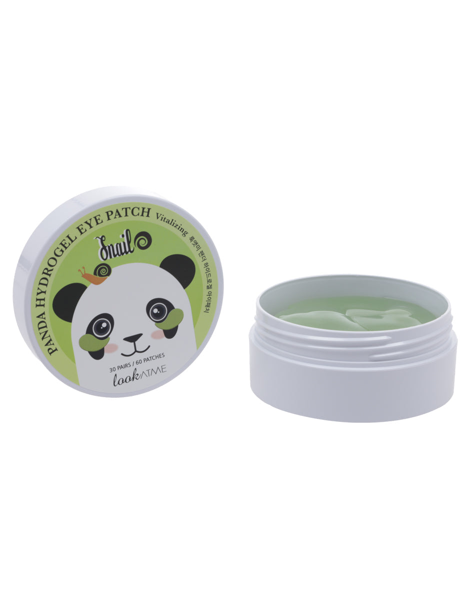 Parches para ojos de panda con caracol de Look at me