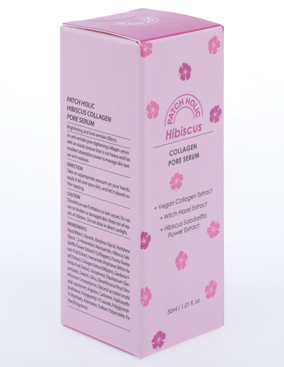 Suero Facial Patch Holic Para Poros Hibiscus Collagen