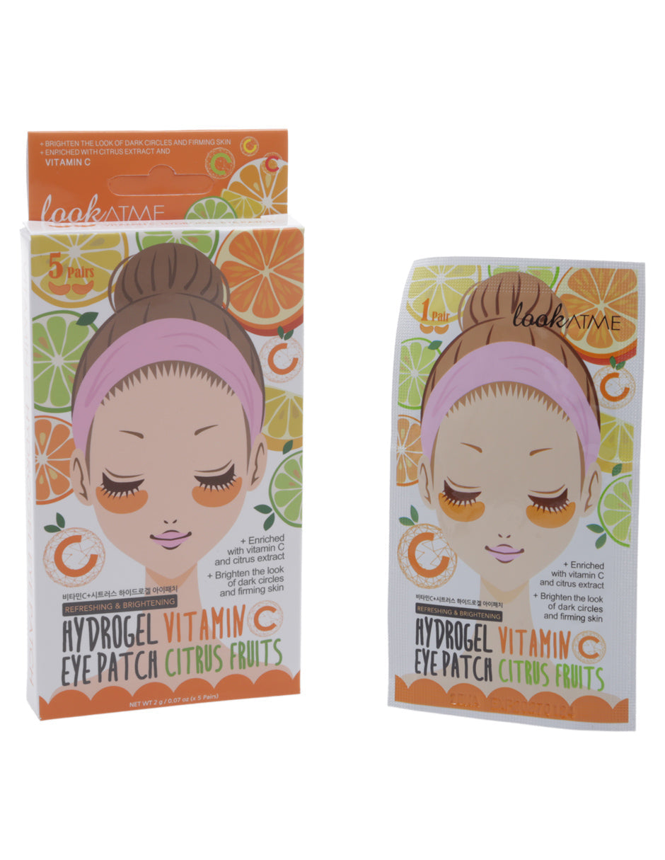 Parches para ojos con vitamina C y citricos de Look at me