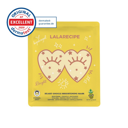 Mascarilla Heart Goggles Brightening de Lalarecipe