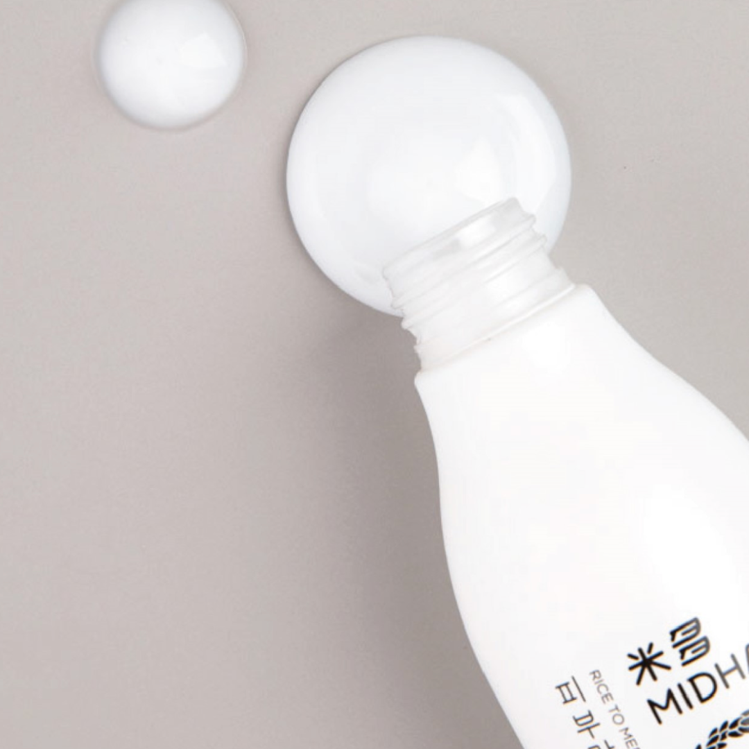 Crema corporal a base de arroz de Midha