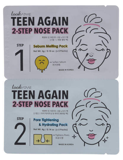 LOOK AT ME TEEN AGAIN 2 STEP NOSE PACK