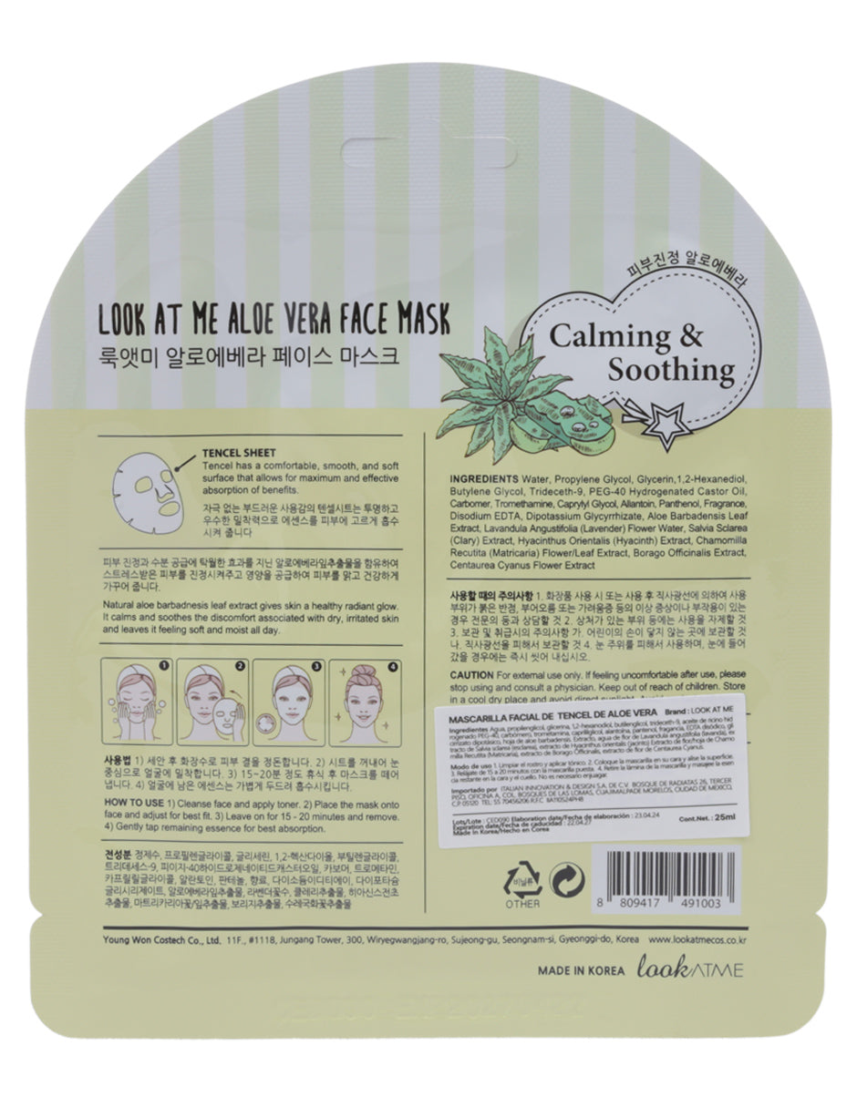 Mascarilla de aloe de Look at me