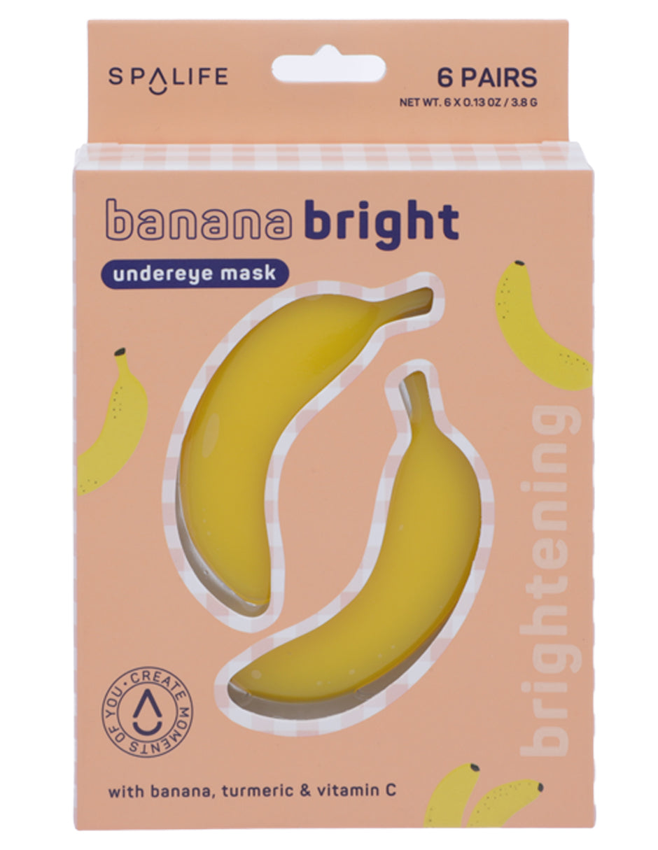 Parches para ojos de platano de Spa life 6 piezas