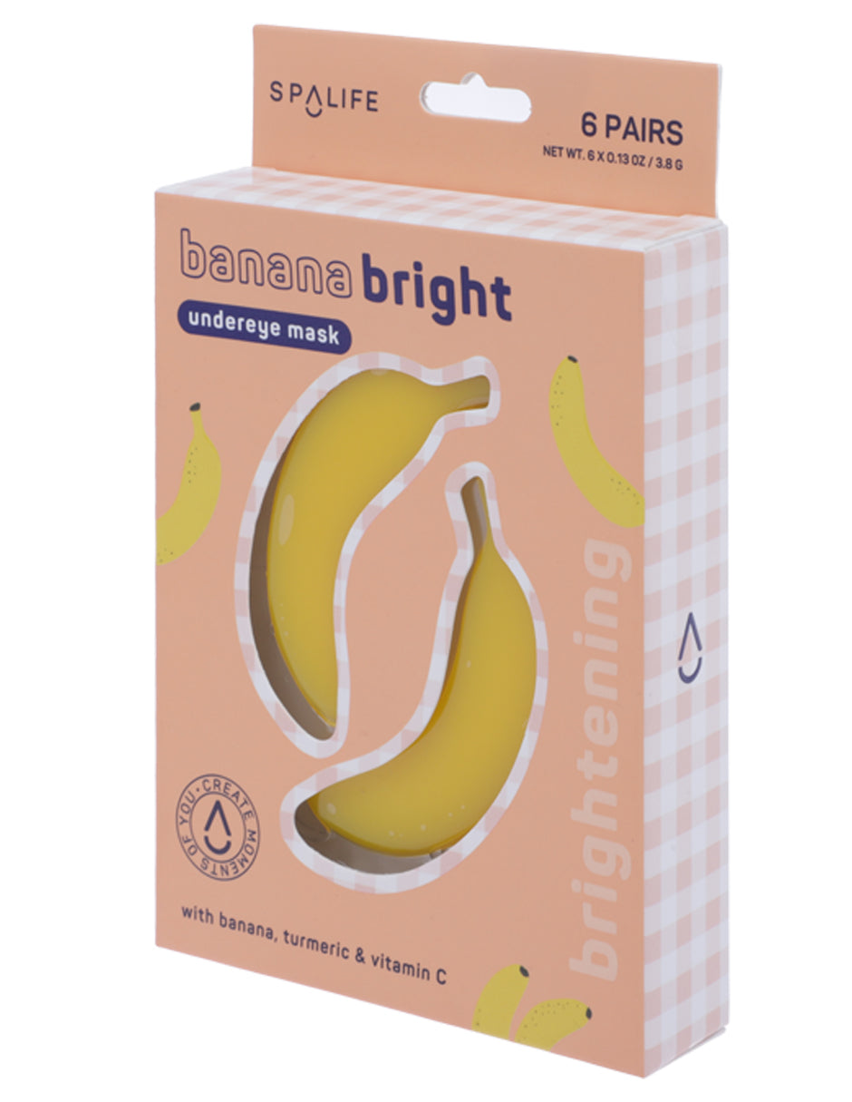 Parches para ojos de platano de Spa life 6 piezas