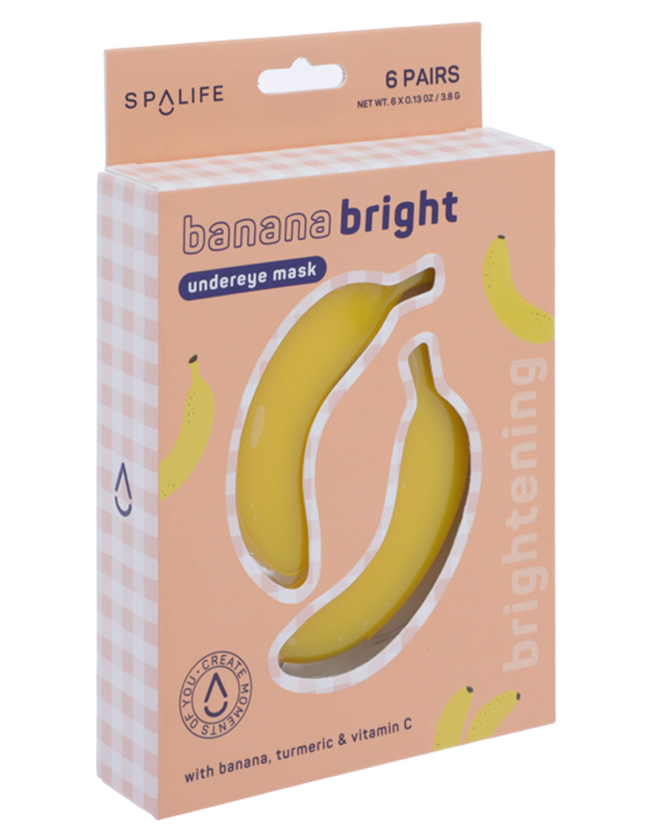 Parches para ojos de platano de Spa life 6 piezas