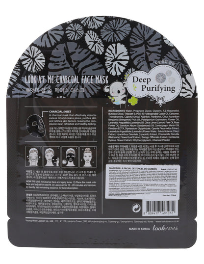 Mascarilla de carbon de Look at me