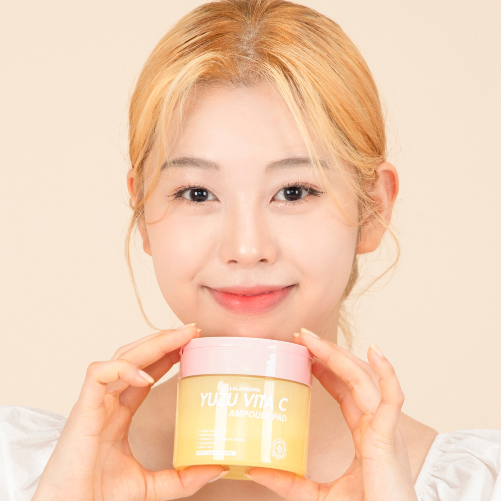 Pads faciales de Yuzu y Vita C de Lalarecipe