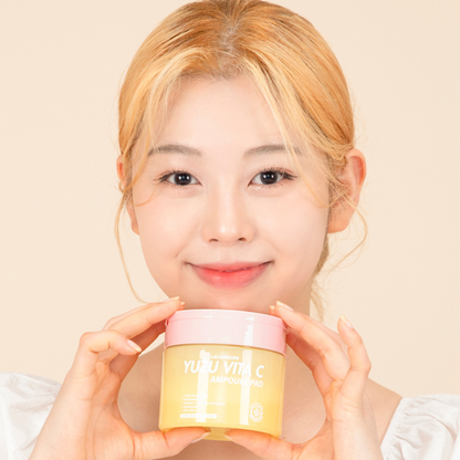 Pads faciales de Yuzu y Vita C de Lalarecipe