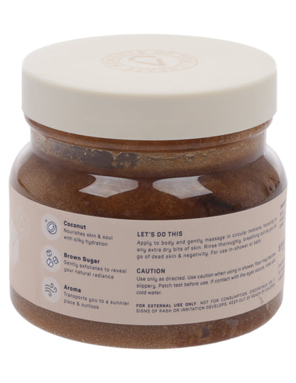 Exfoliante de coco y azúcar morena Spa Life 500ml