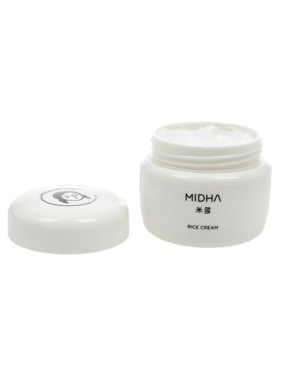 Crema facial a base de arroz de Midha