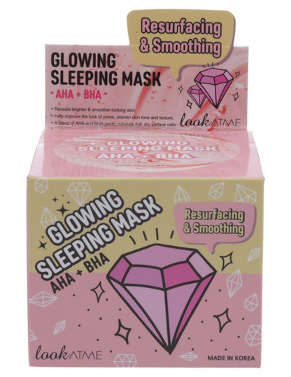 Mascarilla hidratante nocturna con AHA + BHA de Look at me