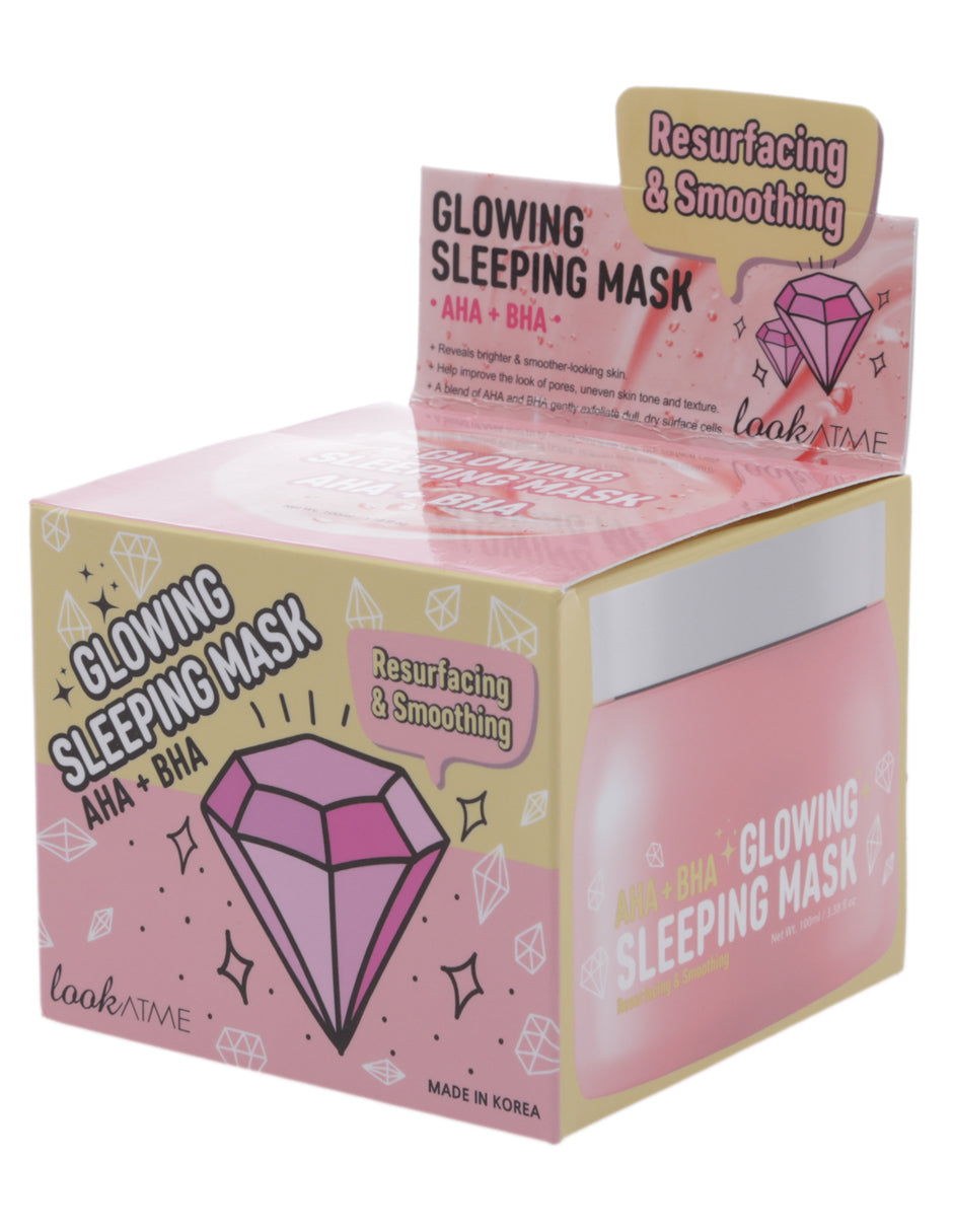 Mascarilla hidratante nocturna con AHA + BHA de Look at me