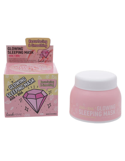 Mascarilla hidratante nocturna con AHA + BHA de Look at me