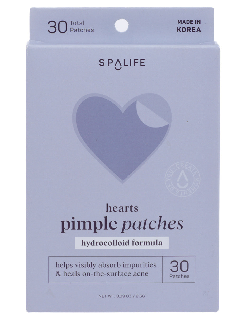 Parches para el acné de corazón 30 piezas de Spa life