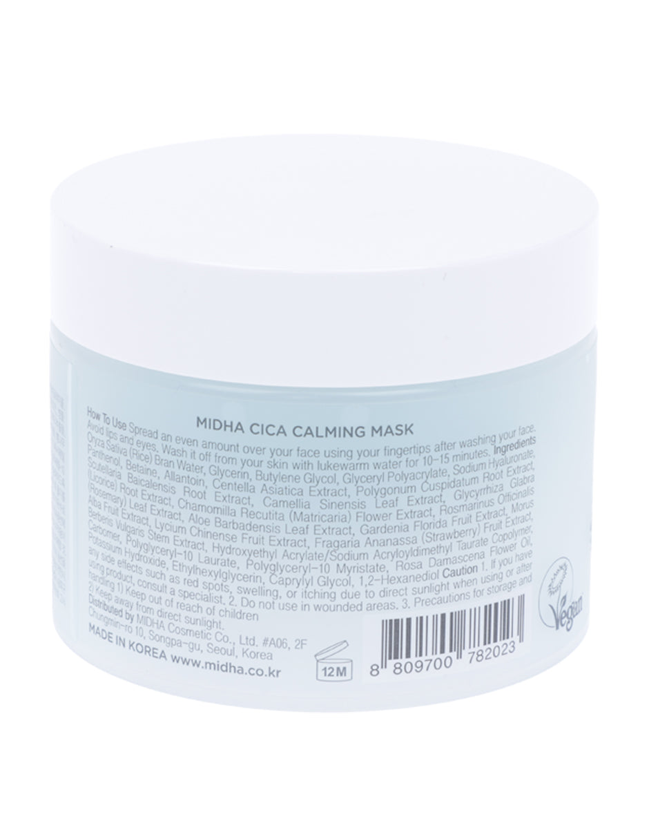 Mascarilla calmante con cica de Midha