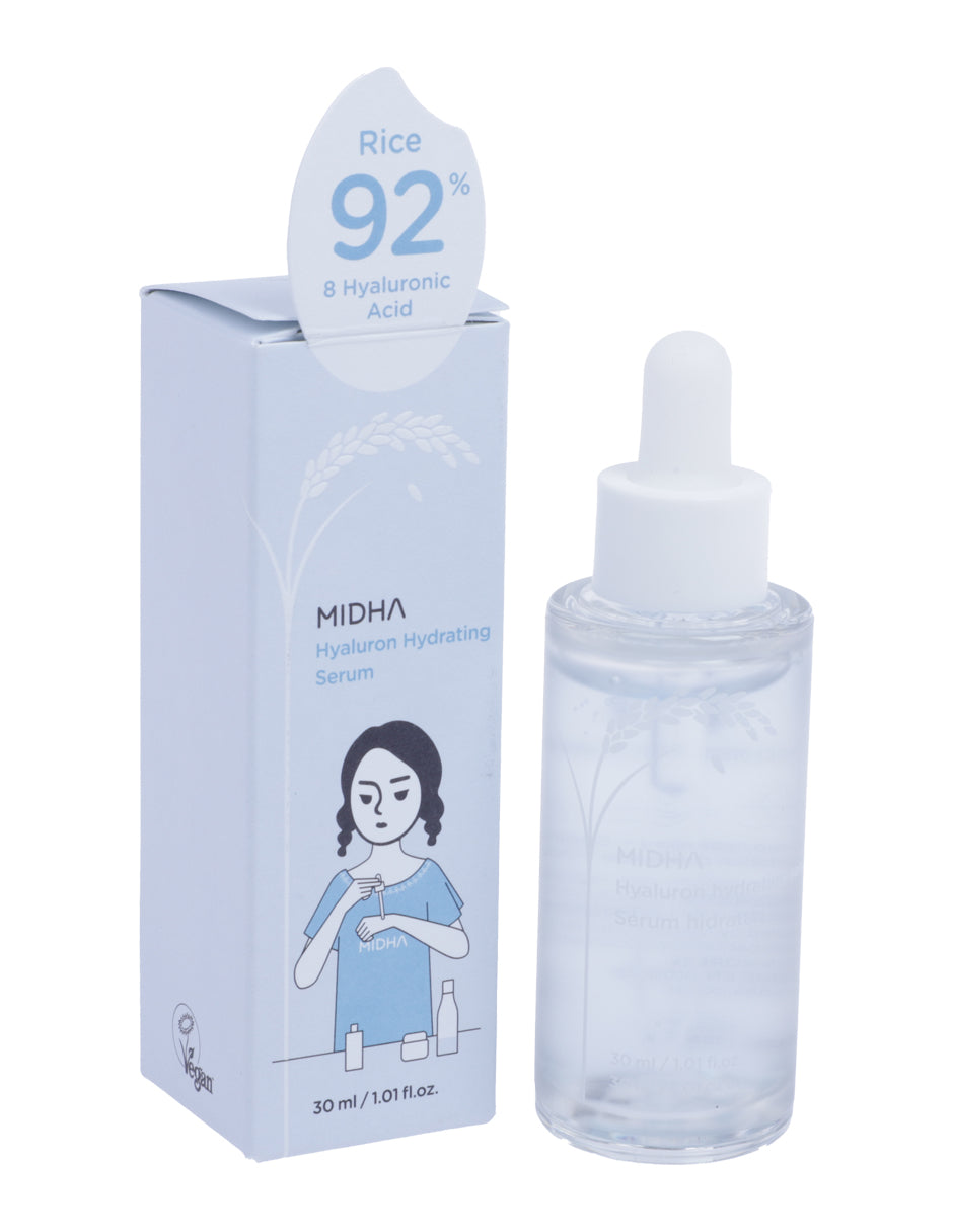 Suero Hidratante con acido hialuronico de Midha
