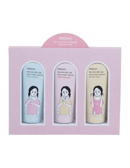 Crema de manos a base de arroz de Midha