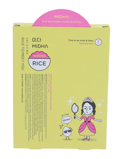 Mascarilla hidratante de leche de arroz de Midha