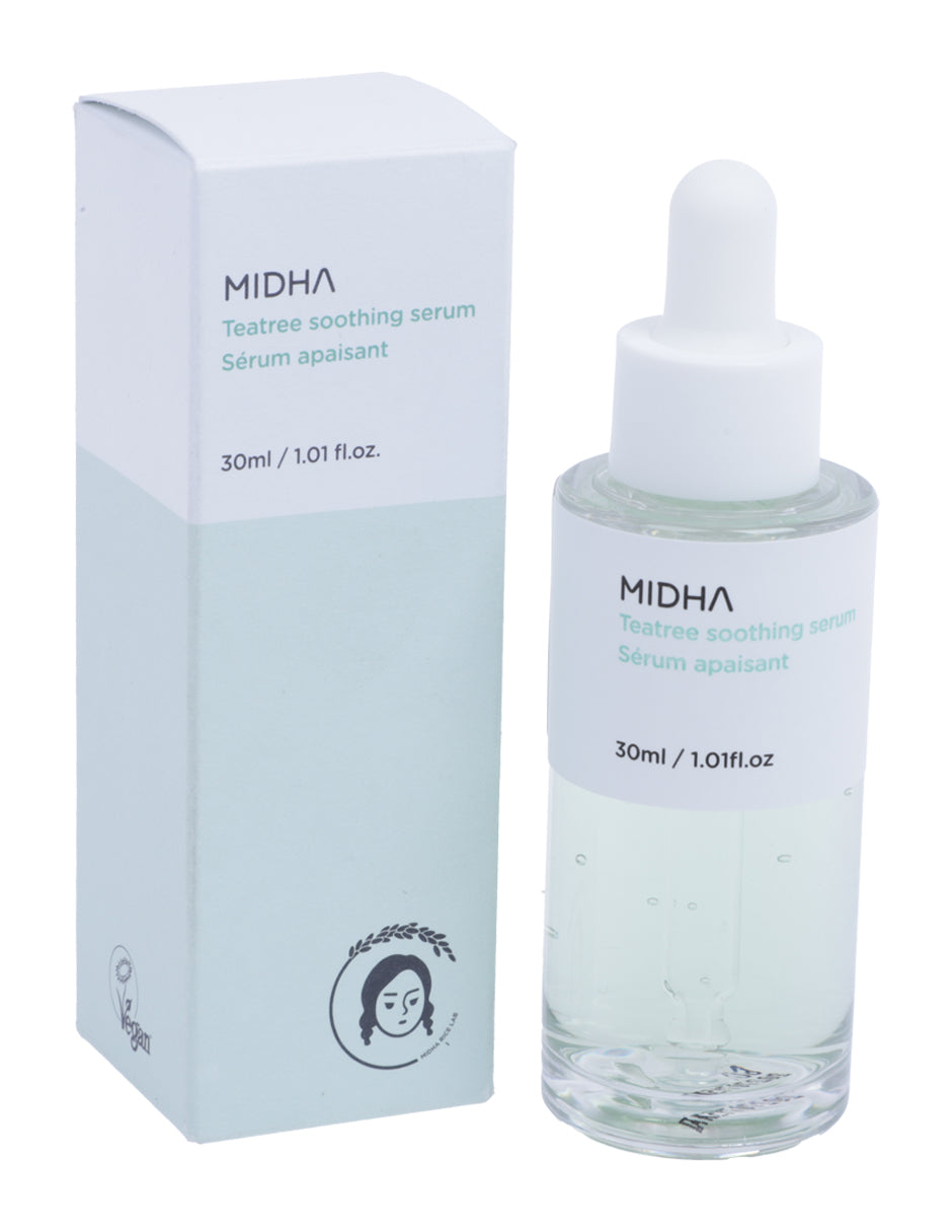 Suero calmante de te de árbol de Midha