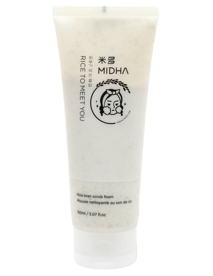 Exfoliante a base de arroz de Midha