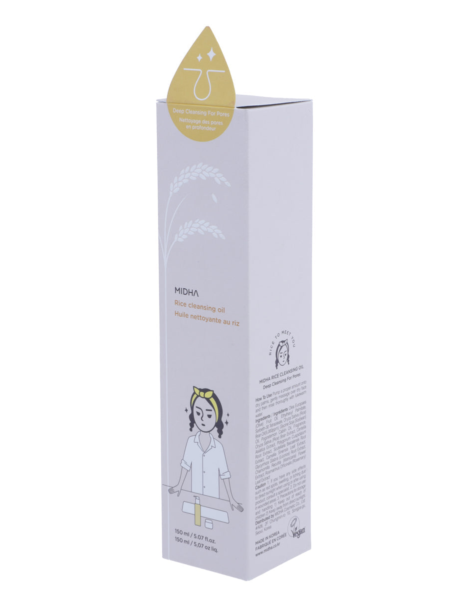 Aceite desmaquillante de arroz de Midha