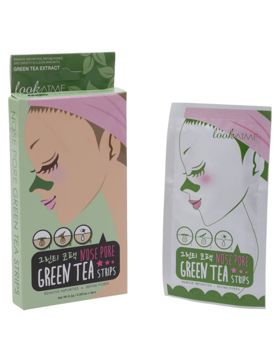 Mascarilla de nariz para poros con te verde de Look at me