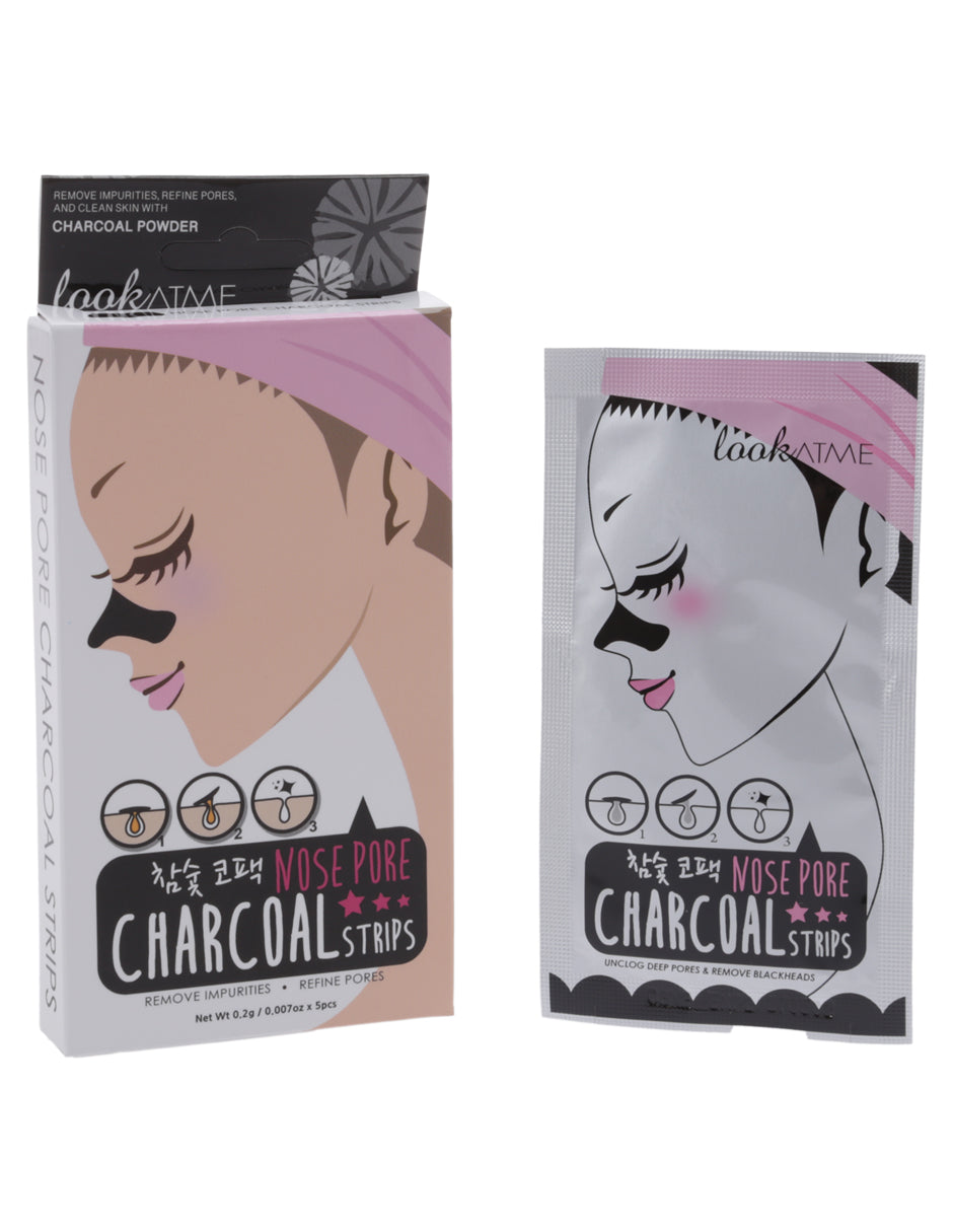 Mascarilla de nariz para poros con carbón de Look at me