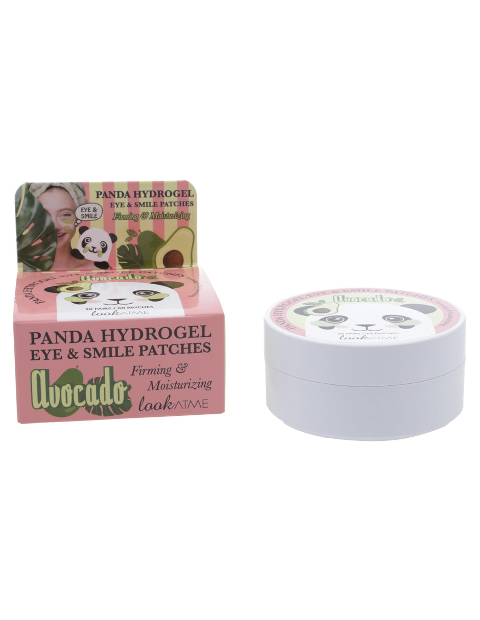 Parches para ojos de panda con aguacate de Look at me