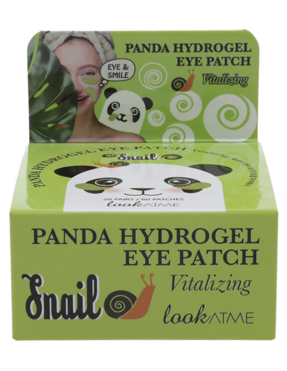 Parches para ojos de panda con caracol de Look at me