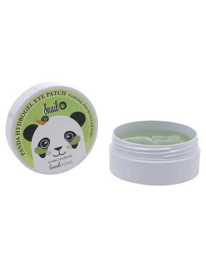 Parches para ojos de panda con caracol de Look at me