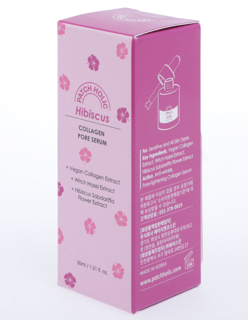 Suero Facial Patch Holic Para Poros Hibiscus Collagen