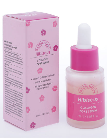 Suero Facial Patch Holic Para Poros Hibiscus Collagen