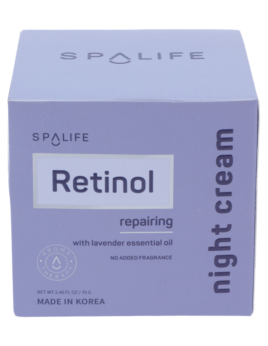 Crema nocturna con retinol de Spa life
