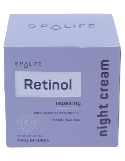 Crema nocturna con retinol de Spa life