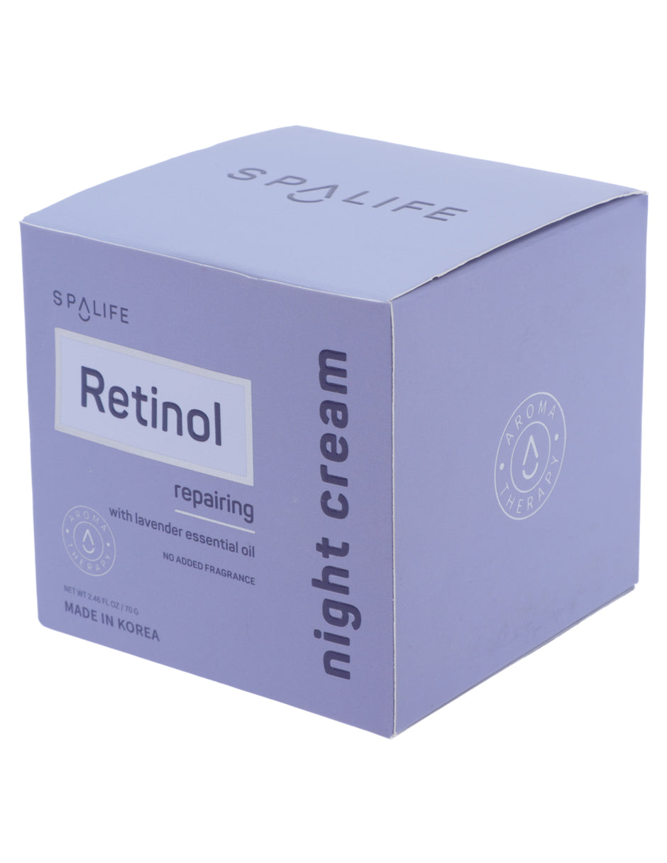 Crema nocturna con retinol de Spa life