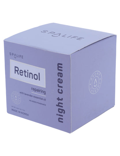 Crema nocturna con retinol de Spa life