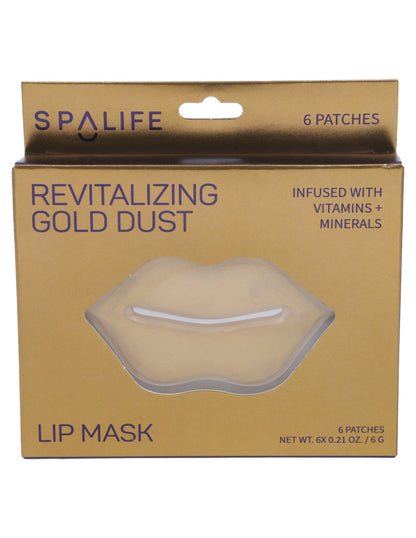 Parche para rejuvenecer los labios con polvo de oro 6 paquetes