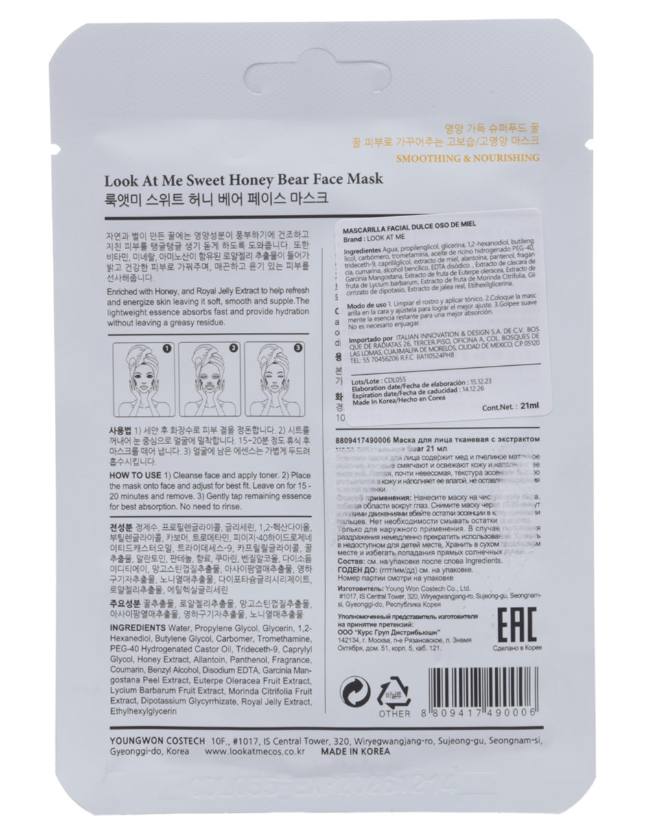 Mascarilla de miel de Look at Me