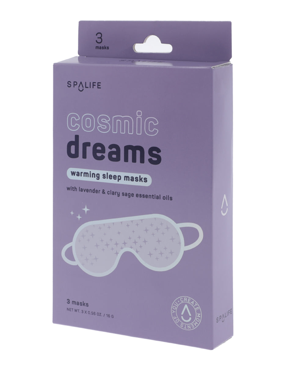 Mascarillas Calentadoras para Dormir Sueños Cósmicos 3 piezas