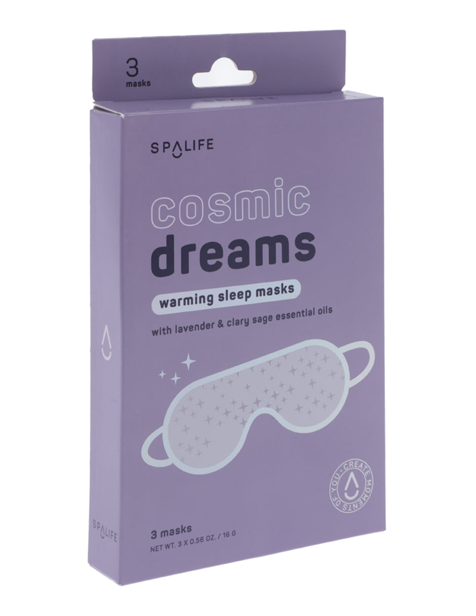 Mascarillas Calentadoras para Dormir Sueños Cósmicos 3 piezas