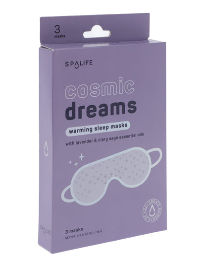 Mascarillas Calentadoras para Dormir Sueños Cósmicos 3 piezas